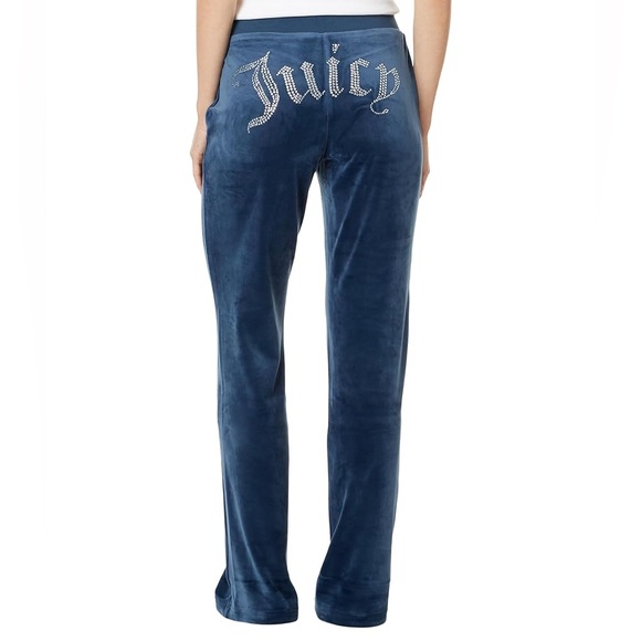 Juicy Couture Pants - Juicy Couture Classic Velour Mid Rise Pants